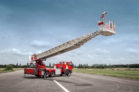aerial turntable ladders fire service ladders rosenbauer