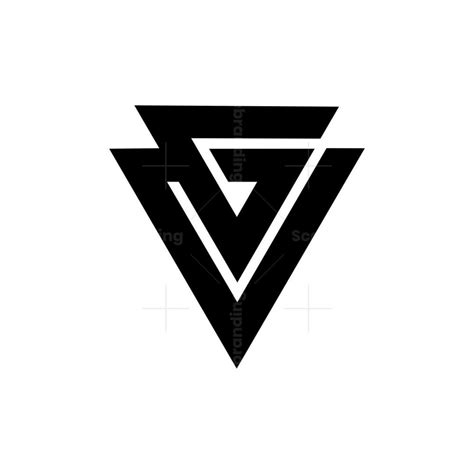 letter gv logo