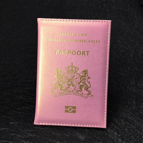 netherlands passport cover soft pu leather  holland women covers  passport holder