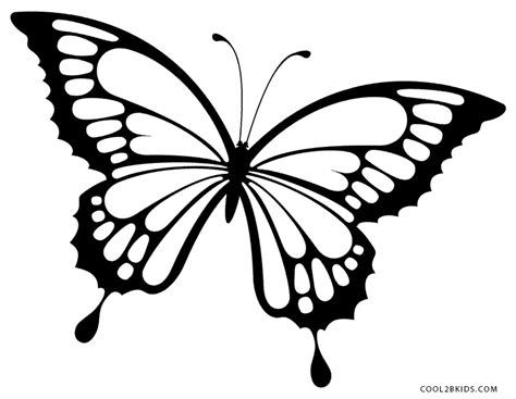printable butterfly coloring pages  kids coolbkids