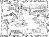 Coloring Pumpkin Patch Printable Pages Amish Fall Clipart Vintage Pumpkins Color Getcolorings Clipground Print Getdrawings Colorings sketch template
