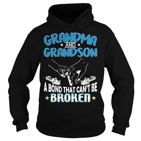grandma and grandson a bond that can t be broken shirt