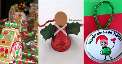 huge list  fun  festive christmas crafts  kids  love