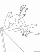 Coloring4free Gymnastics Coloring Pages Uneven Bars Related Posts sketch template