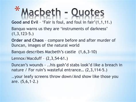 ppt macbeth quotes powerpoint presentation free