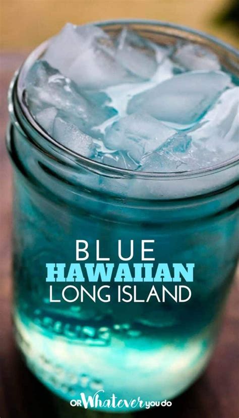 Blue Hawaiian Long Island Recipe Drinks Alcohol
