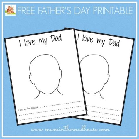 fathers day printable mum   madhouse