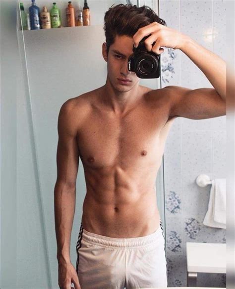Lean Toned Guy Twink Sports A Big Bulge In His White Boxer Shorts More