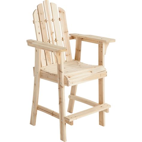 stonegate designs tall wooden adirondack chair inl   inw  inh model ss csn