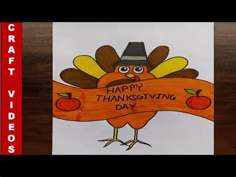 turkey drawing  thanksgiving day
