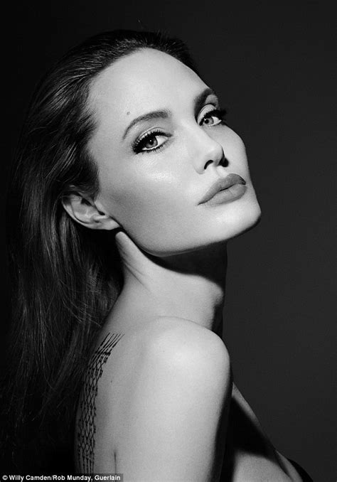 Angelina Jolie Dazzles In New Perfume Campaign Daily Mail Online