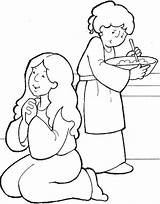 Martha Mary Coloring Pages Jesus Bible Maria Loved Color Para Marta Joseph Cartoon Search Google Kids Printable Drawing Getcolorings Desenhos sketch template