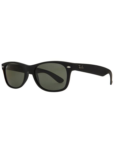 ray ban rb2132 new wayfarer sunglasses matte black at john lewis