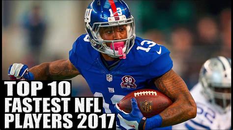 top  fastest players   nfl  youtube