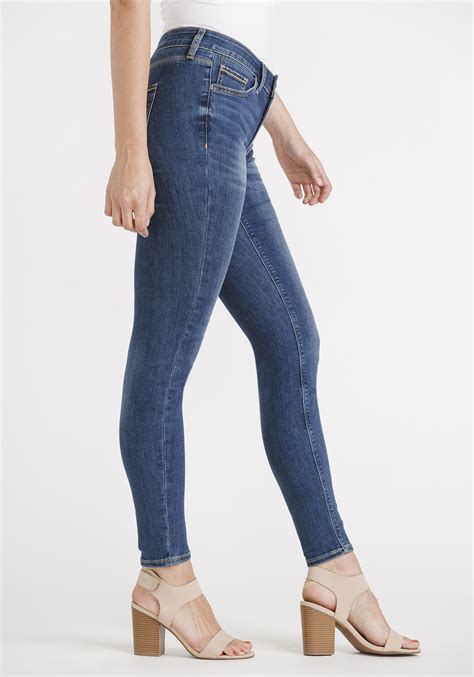 women s mid rise skinny jeans warehouse one