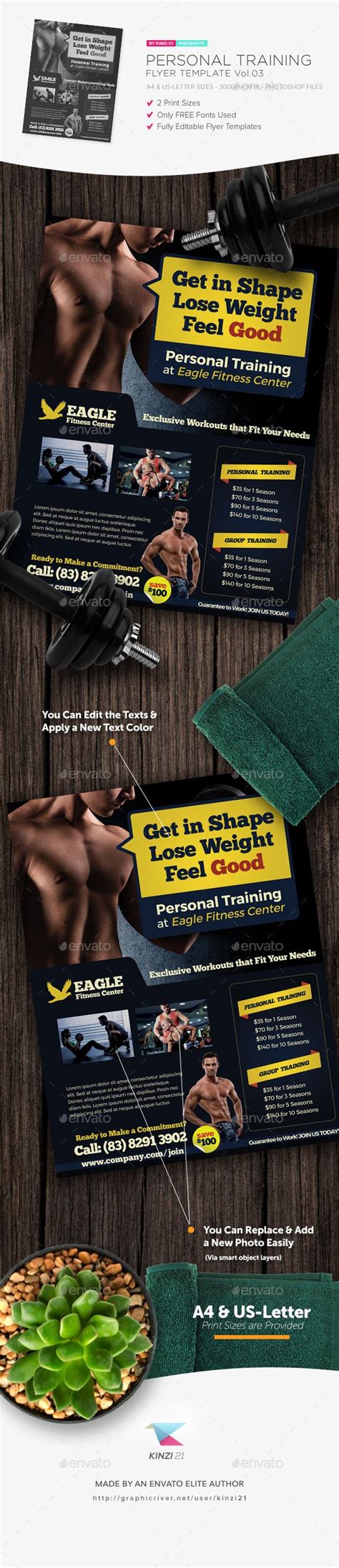 personal training flyer template vol flyer template flyer