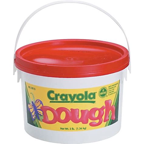 crayola modeling dough red  lb staples