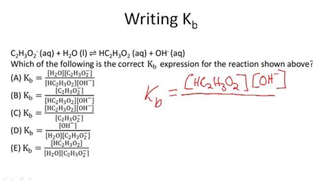 calculating ka and kb video chemistry ck 12 foundation
