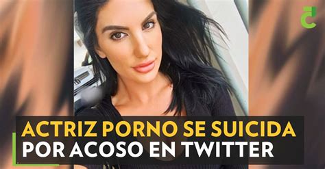 actriz porno se suicida por acoso en twitter