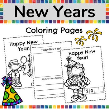 years coloring pages