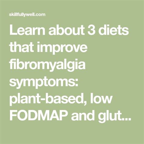The 3 Best Diets For Fibromyalgia According To Science Fibromyalgia