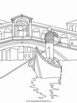 Venezia Gondola Gondel Handwerk Berufe Barche Ausmalen Vitalcom Attivita sketch template