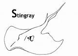 Stingray Coloring Pages Kids Color Print Finding Sea Stingrays Ocean Printable Crafts Facts Fish Sheet Sheets Aquarium Pre Fun Animal sketch template