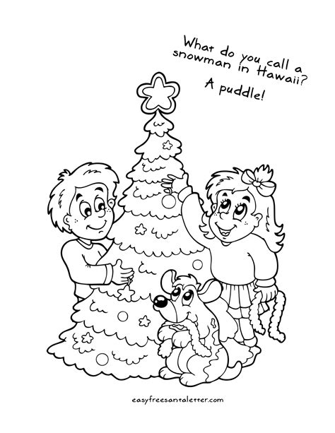 printable christmas coloring pages  jokes coloring