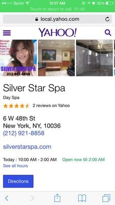 silver star spa nyc updated      st  york