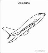 Aeroplanes sketch template