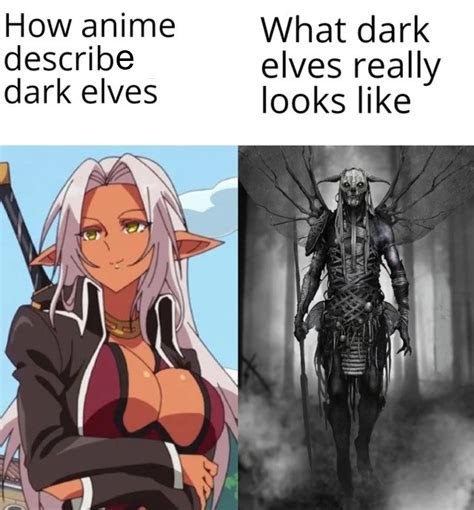 dark elves in anime are different and i like it r elvengirls
