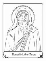 Teresa Mother Coloring Pages Drawing St Kids Bosco Therese Blessed Catholic Color Store Herald Dessin Saint Potrait Downloads Getcolorings Books sketch template