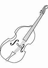 Cello Coloring Musical Instruments Drawing Outline Music Violoncello Pages Violin Printable Supercoloring Categories Paintingvalley Results Public sketch template