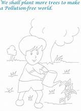 Coloring Pollution Kids Pages Children Printable Land Environment Drawing Childrens Plant Trees Print Comments Getcolorings Library Clipart sketch template