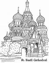 Coloring Cathedral 45kb Drawings sketch template