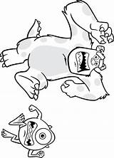 Sully Boo sketch template