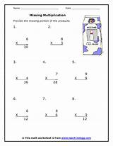 3rd Grade Worksheets Math Coloring Multiplication Pages Printable Worksheet Introduction Choose Board sketch template