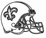 Saints Coloring Helmet Orleans Football Pages Logo Helmets Nfl Printable Clipart Drawing Bike Bears College Cleveland Browns Superdome Chicago Silhouette sketch template