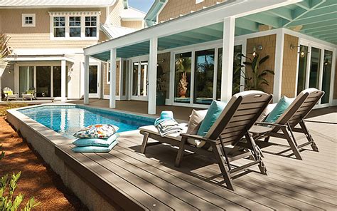 Pool Decks Above Ground Pool Deck Ideas And Pictures Trex