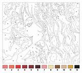 Number Color Printable Coloring Adult Pages Adults Printables Hard Printablee Via sketch template