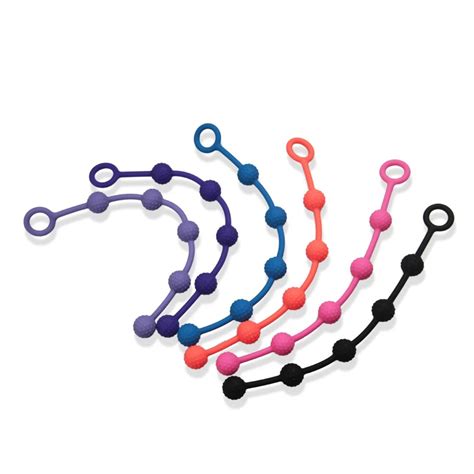 Anal Beads Chain G Spot 24cm Anal Balls Bead Chain Butt Plug Silicone