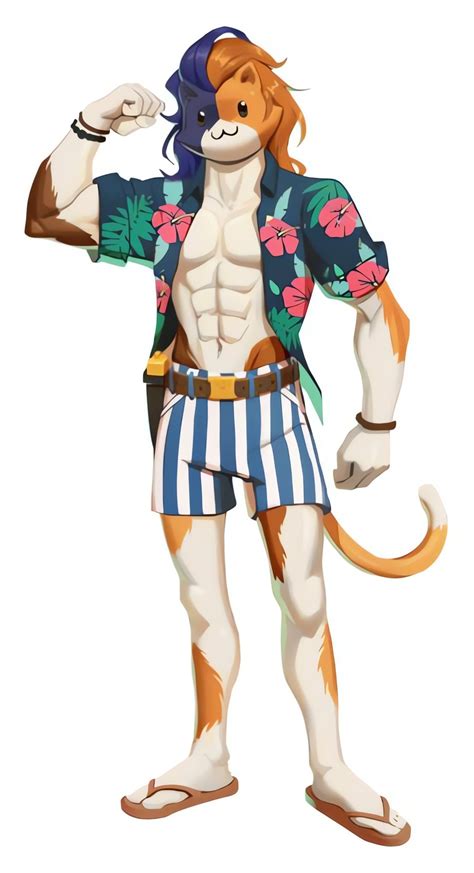 summer meowscles outfit   surveys   worked