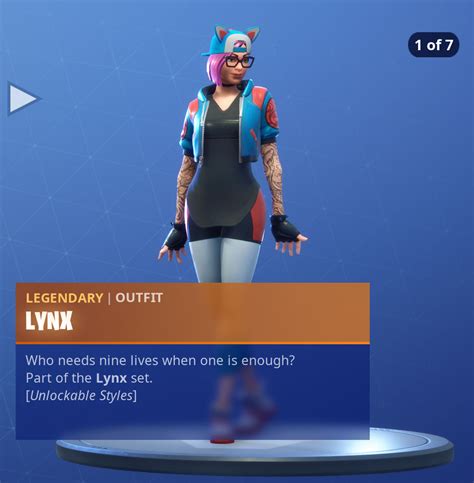 fortnite ¿qué edad tiene lynx