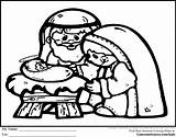 Coloring Pages Nativity Precious Moments Comments Christmas sketch template
