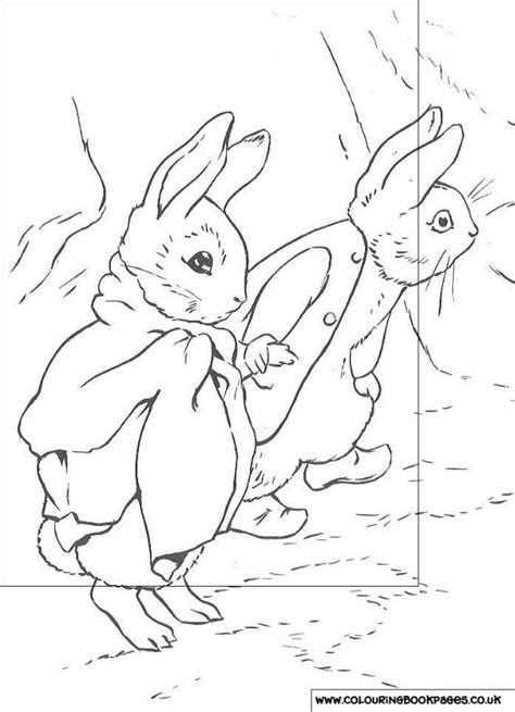 colouring book pages coloring pictures peter rabbit  friends