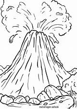 Vulkan Ausmalbild Ausmalbilder Malvorlage Volcano Dinosaurier Vulkane Volcan Kleurplaat Zug Jonalu Coole Vulkaan Coloriage Urlaub Kinderbilder Drucker Inspirierend Frisch Dinosaurus sketch template