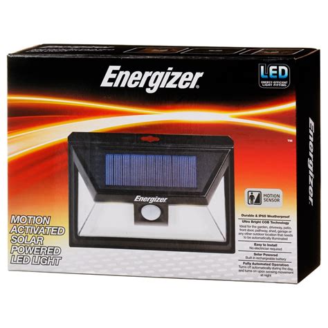 energizer motion activated solar powered led light electrical bm