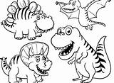 Coloring Dinosaur Pages Pdf Adults Dinosaurs Getcolorings Getdrawings Colorings sketch template