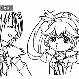 Pages Precure sketch template