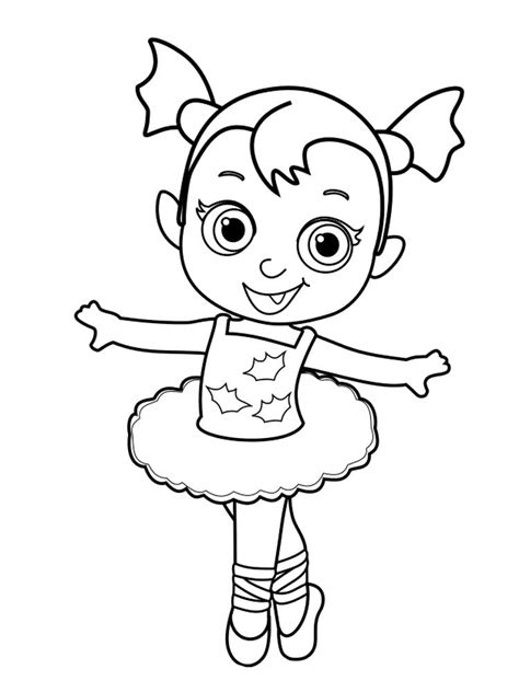 collection coloring pages vampirina  coloring pages printable